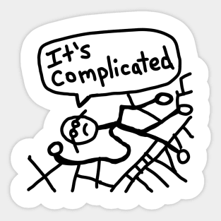 It's Complicated Sticker